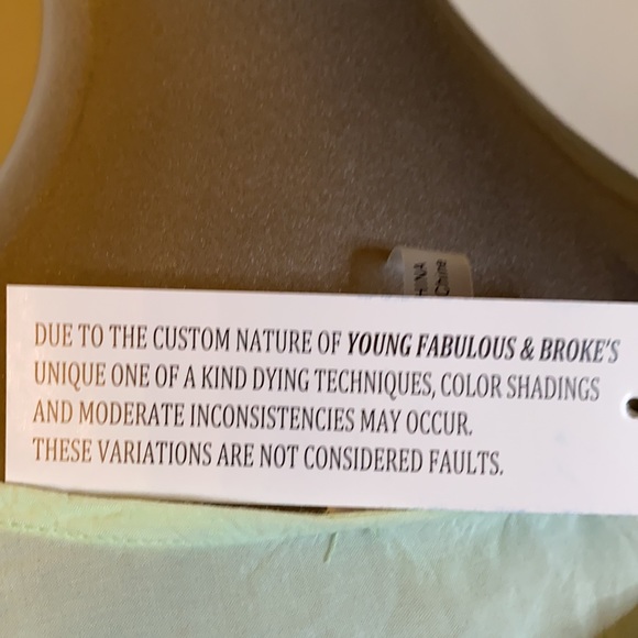 NWT Young Fabulous & Broke 3/4 Sleeve Top - Picture 8 of 8